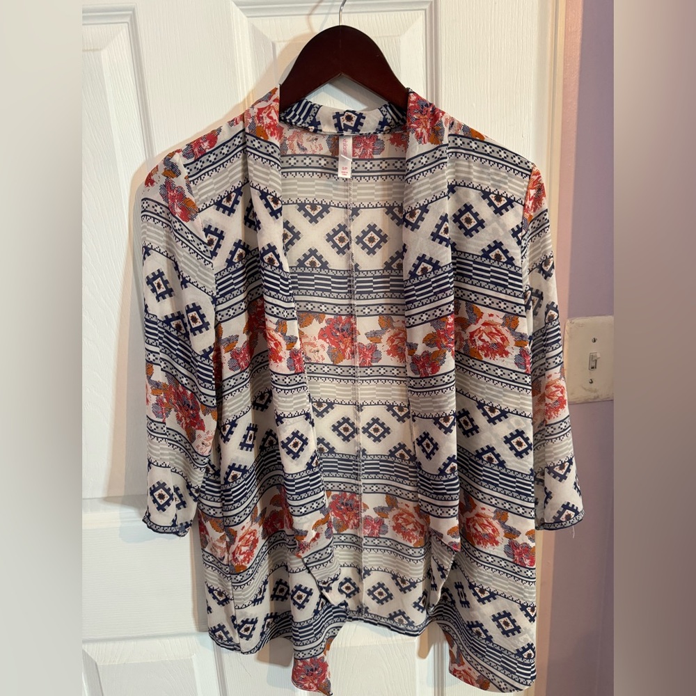 Floral lightweight cardigan